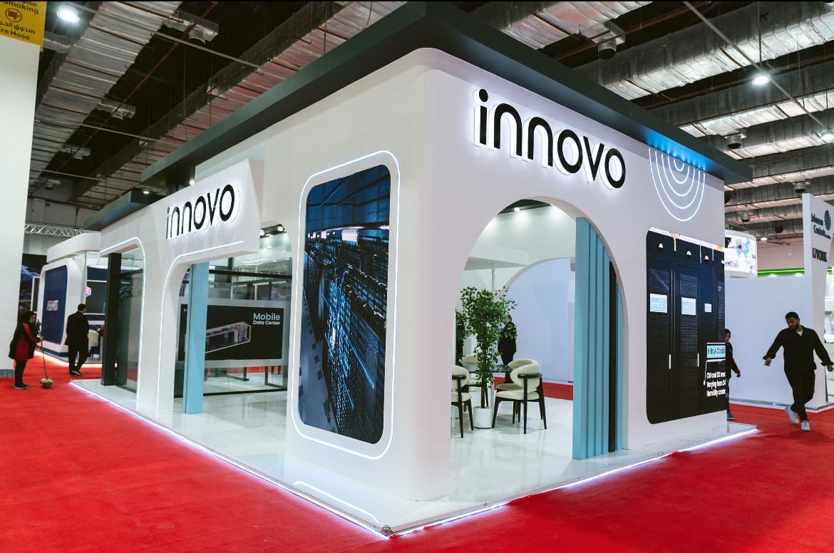 Completed exhibition booth after execution